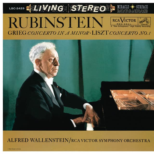 Grieg: Piano Concerto in A Minor, Op. 16 - Liszt: Piano Concerto No. 1 in E-Flat Major cover
