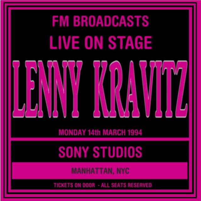 Live On Stage FM Broadcasts - Sony Studios NYC 14th March 1994 cover