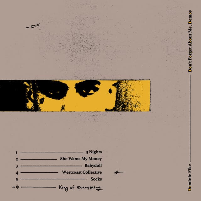 Don't Forget About Me, Demos cover